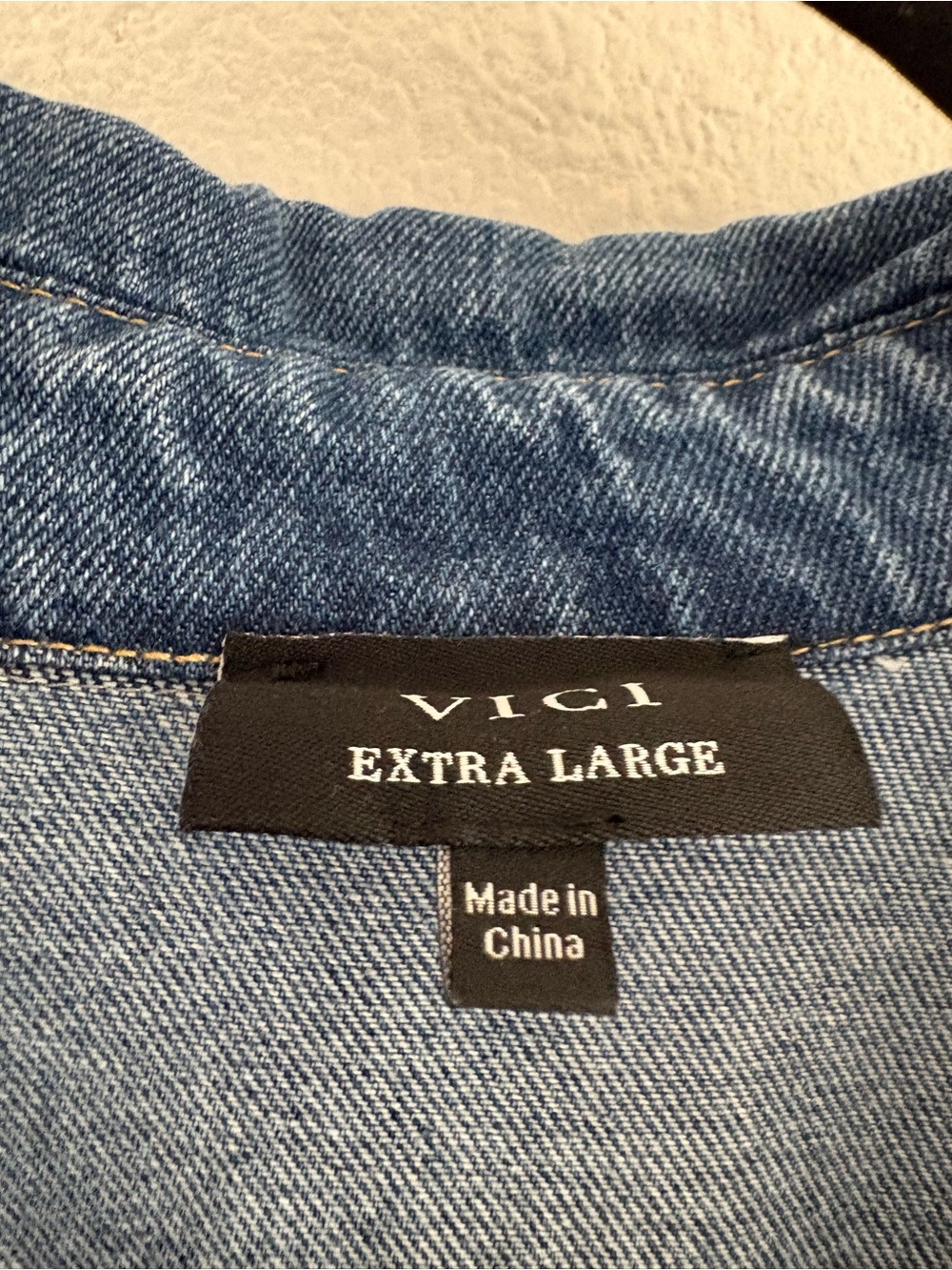 Vici Shelina Short Sleeve Denim flare leg Jumpsuit size XL - Picture 6 of 8